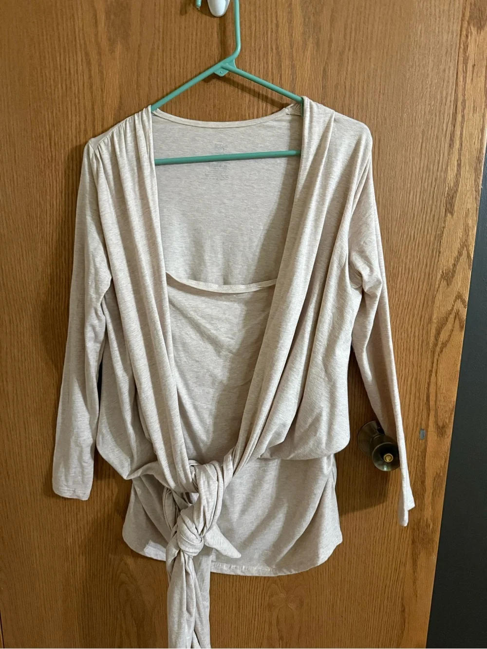 Kindred Bravely Organic Cotton Skin to Skin long Sleeve Wrap Top - Picture 5 of 5